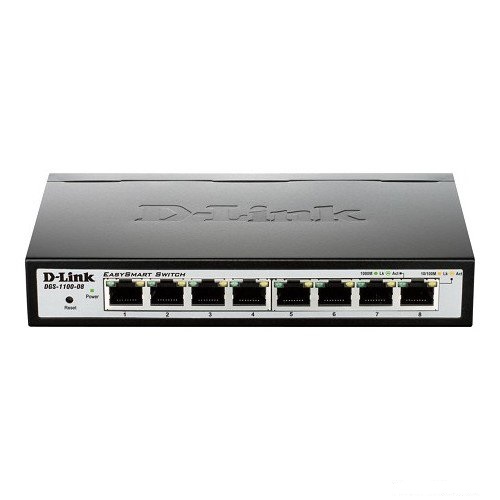 D-Link Managed Smart Switch (DGS-1100-08/RS) 8 Port