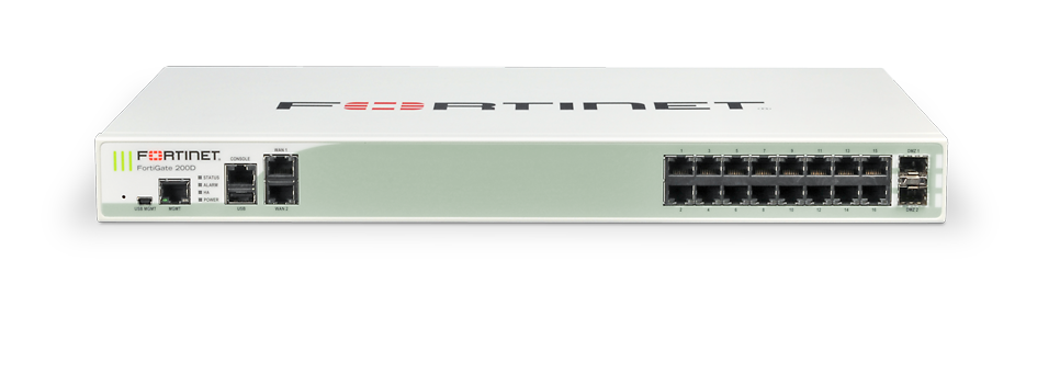 Firewall Fortinet Fortigate (FG-200D) + License Forticare (24x7 + RMA Service)