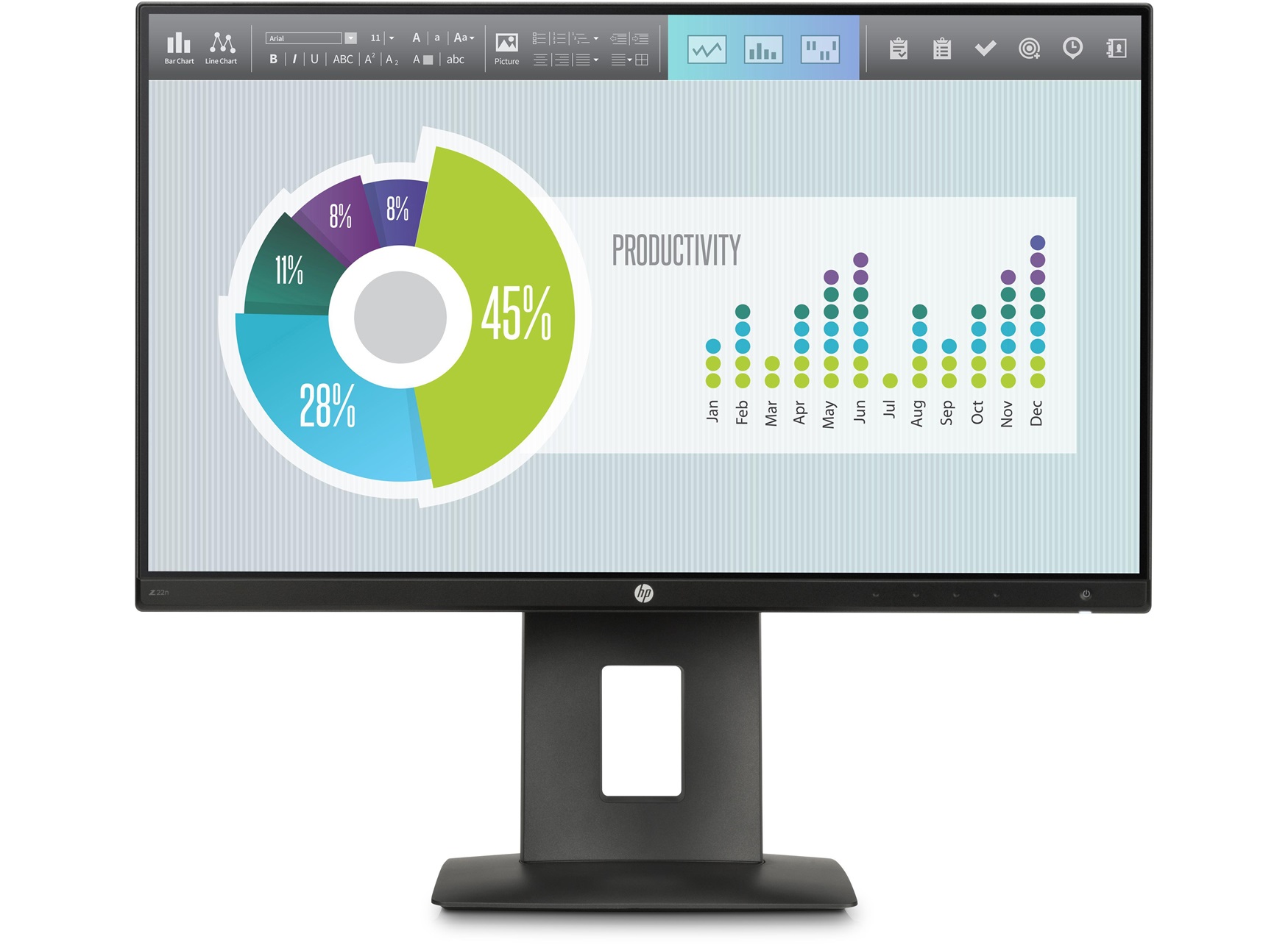Monitor HP Z22n Narrow Bezel IPS Display 21,5" (M2J71A4)