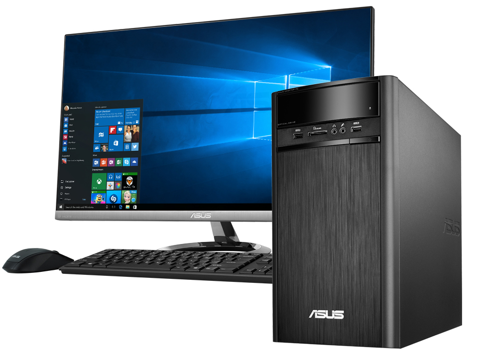 PC Desktop Asus K31CD-K-ID002T (90PD01R2-M16260) Windows 10