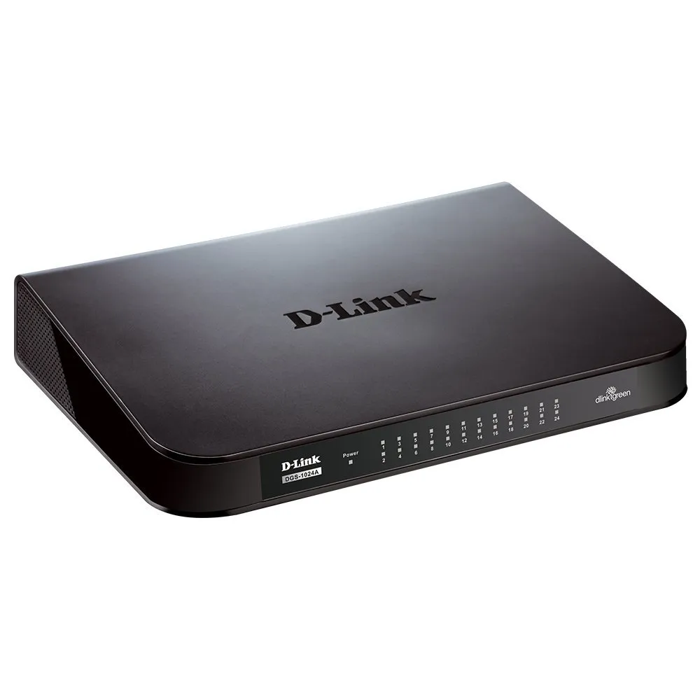 D-Link Unmanaged Standalone Gigabit Switch (DGS-1024A) 24 Port Base-T