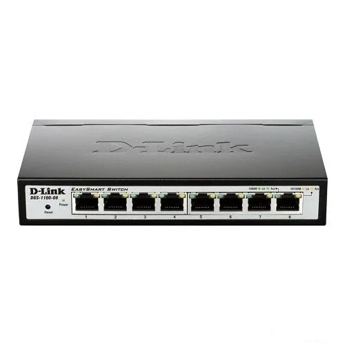 D-Link Managed Smart Switch (DGS-1100-08/RS) 8 Port