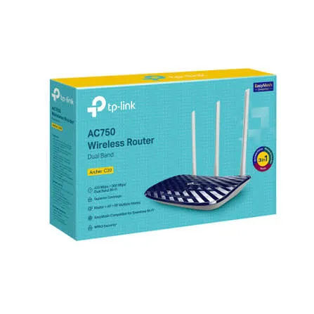 TP-Link Dual Band Wireless AC 750 Archer C20 (US)