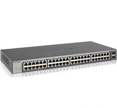 NETGEAR 48-Port Gigabit Ethernet Smart Managed Plus Switch (GS750E-100EUS)