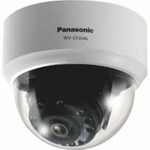 CCTV Panasonic iPro Analog WV-CF304LE IR Indoor Dome IP Security Camera