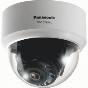 CCTV Panasonic iPro Analog WV-CF304LE IR Indoor Dome IP Security Camera
