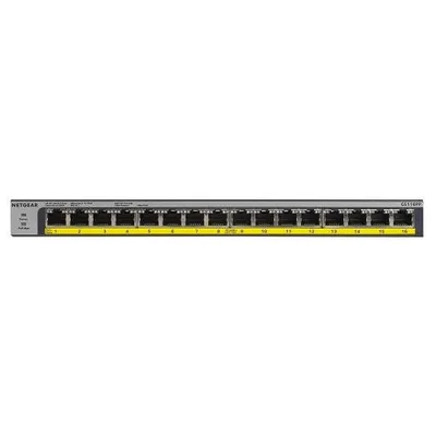 NETGEAR 16-Port Gigabit Ethernet POE Unmanaged Switch (GS116PP-100EUS)