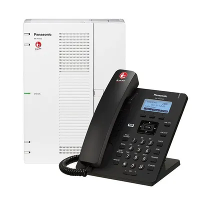 Panasonic Smart Hybrid PBX (KX-HTS32ND)+ Phone KX-HDV130BX-B/BX