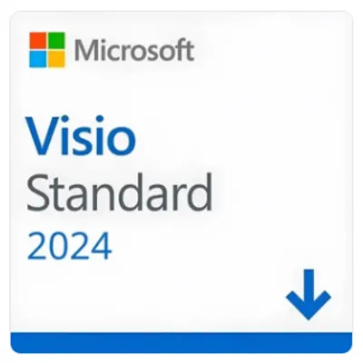 Microsoft Visio Std 2024 All Lng Retail Online ESD