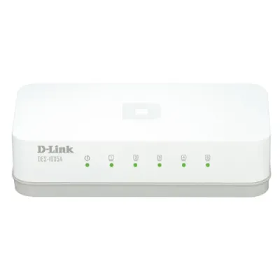 D-Link Unmanaged Switch (DES-1005C) 5 Port