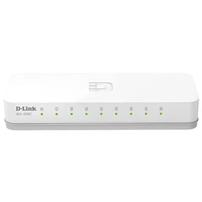 D-Link Unmanaged Standalone Switch (DES-1008C) 8 Port