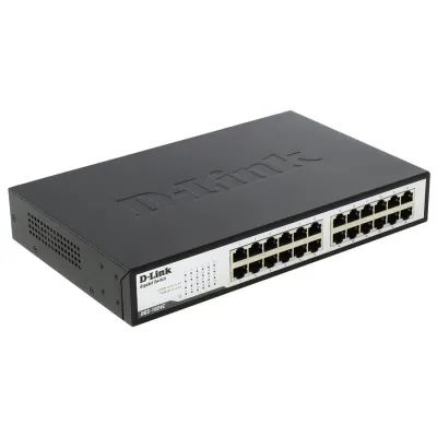 D-Link Unmanaged Standalone Switch (DES-1024C) 24 Port (Metal)