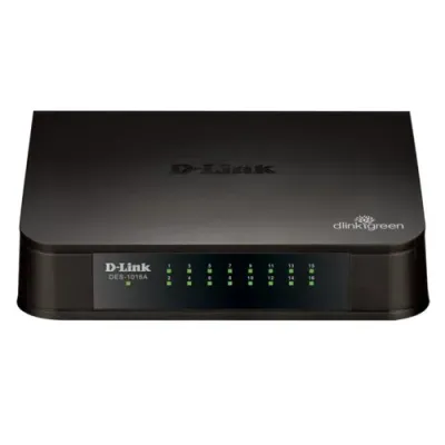 D-Link Unmanaged Standalone Gigabit Switch (DGS-1016A) 16 Port Base-T