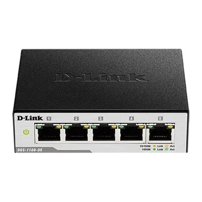D-Link Managed Smart Switch (DGS-1100-05/E) 5 Port