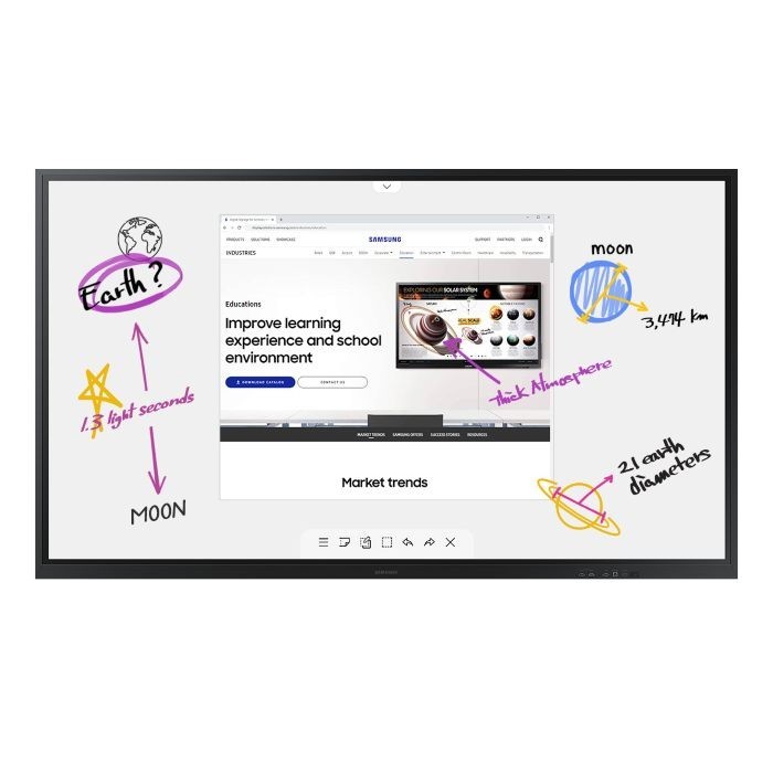 Samsung Flip 2  WM85R 85" Interactive Whiteboard